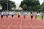 Mens Under-17s 100 metres, 2023 Northern Under-13s, Under-15s and Under-17s, Middlesbrough.  Photo: David T. Hewitson/Sports for All Pics